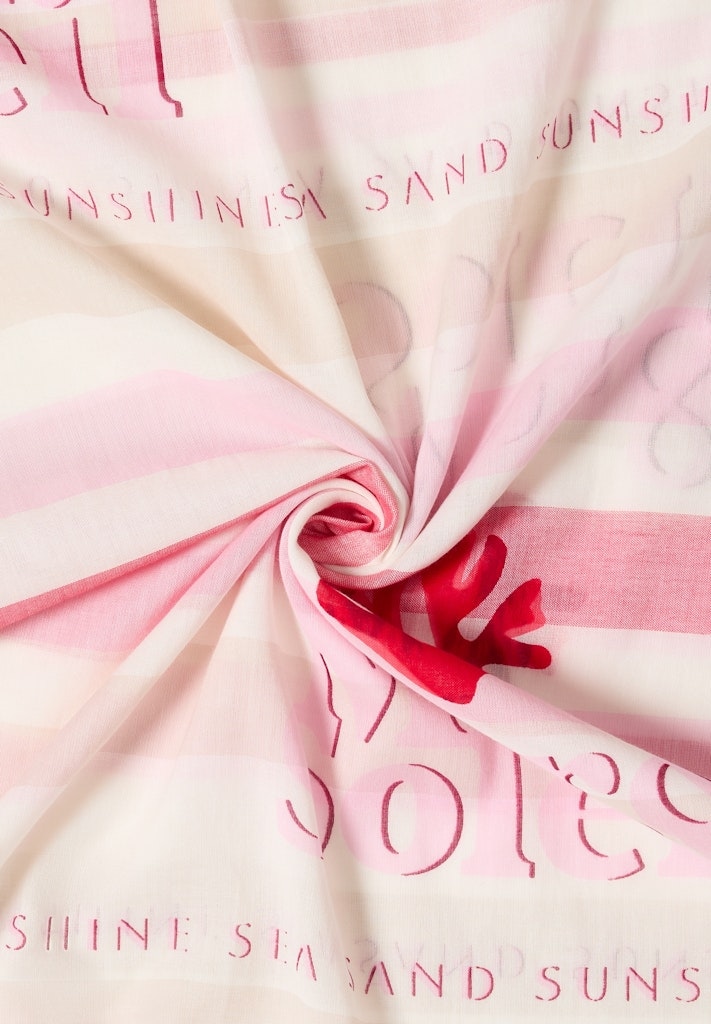 Loop-Schal mit Streifenmuster