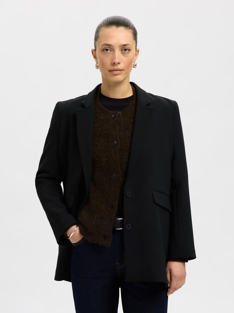 SLWLULU LS KNIT SHORT CARDIGAN NOOS