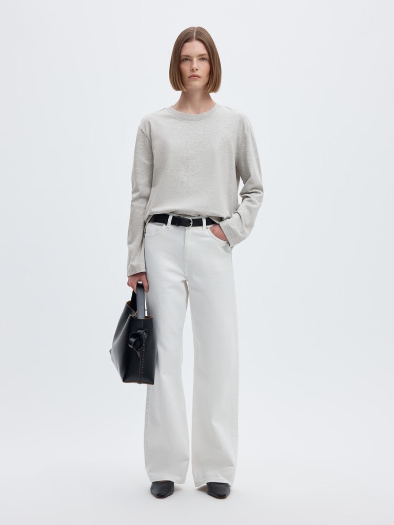SLWESSENTIAL LS BOXY TEE NOOS