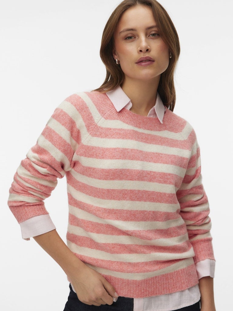 VMDOFFY LS O-NECK BLOUSE GA NOOS