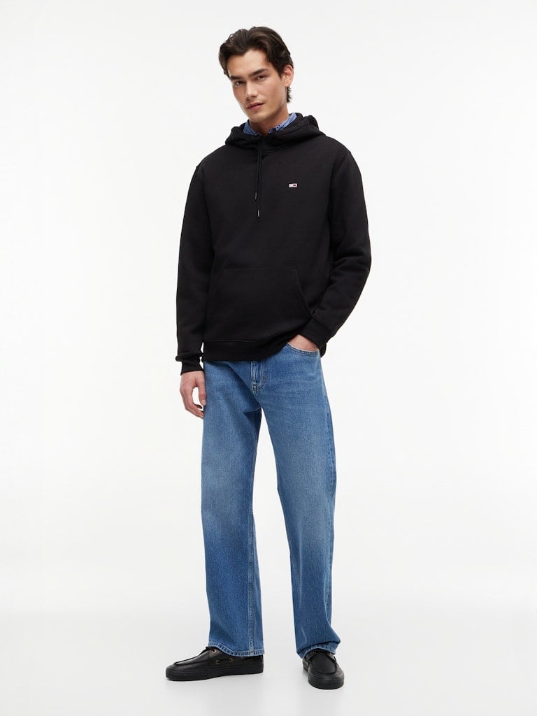 Tommy Flag Brushed Fleece Hoody