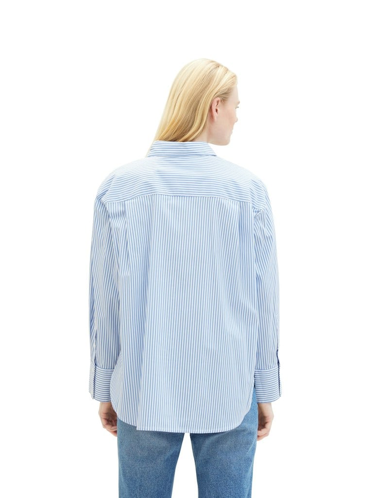 Loose Fit Hemd mit Streifen