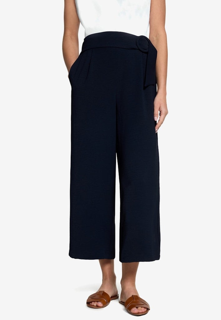 Stoffhose 7/8 Länge mit Schnalle