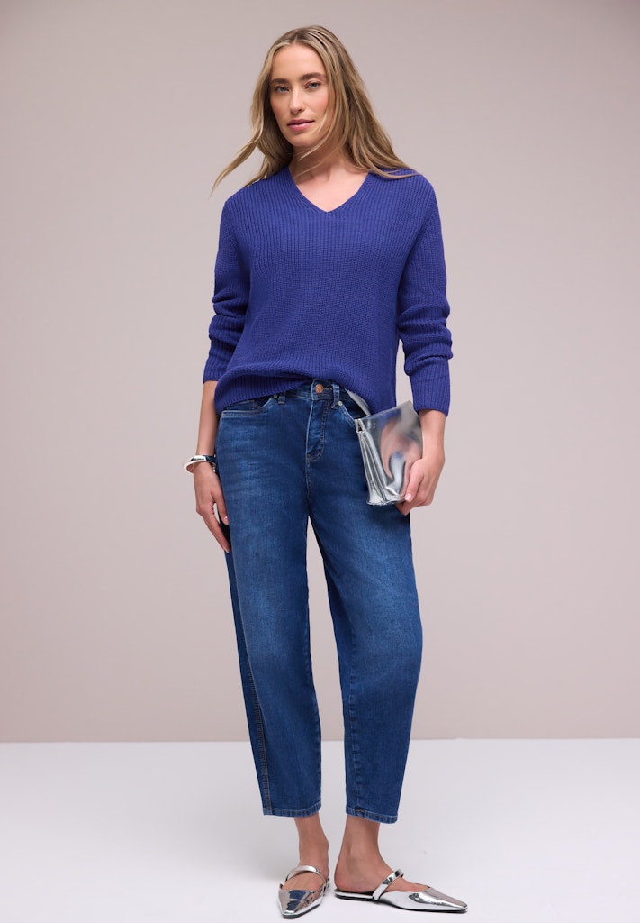 Pullover in Unifarbe