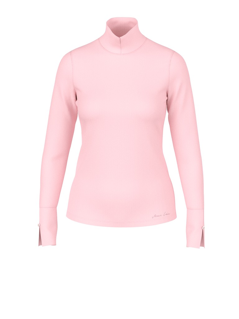 Basic-Shirt mit Stehkragen