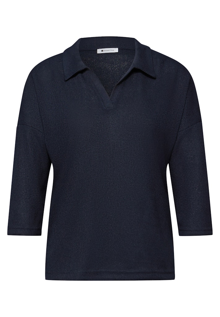 Shirt in Unifarbe