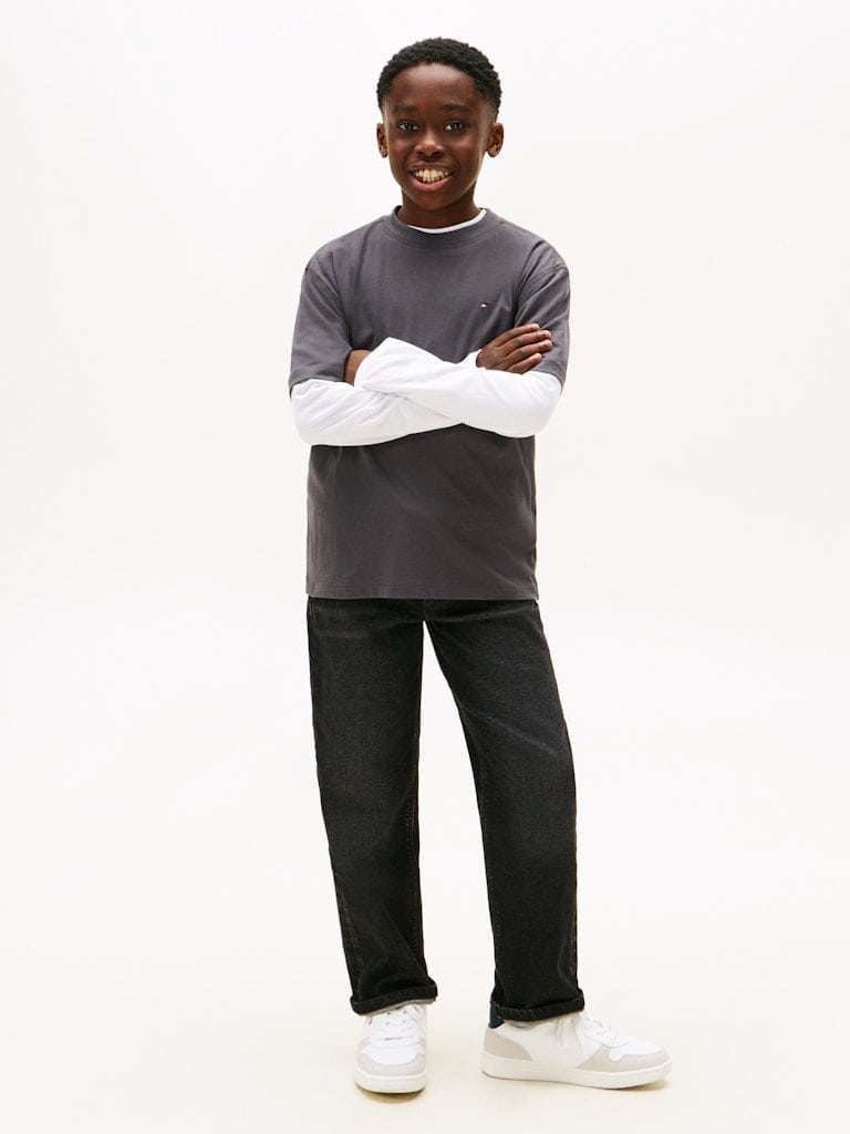 WASHED FADED GRAPHIC T-SHIRT SS