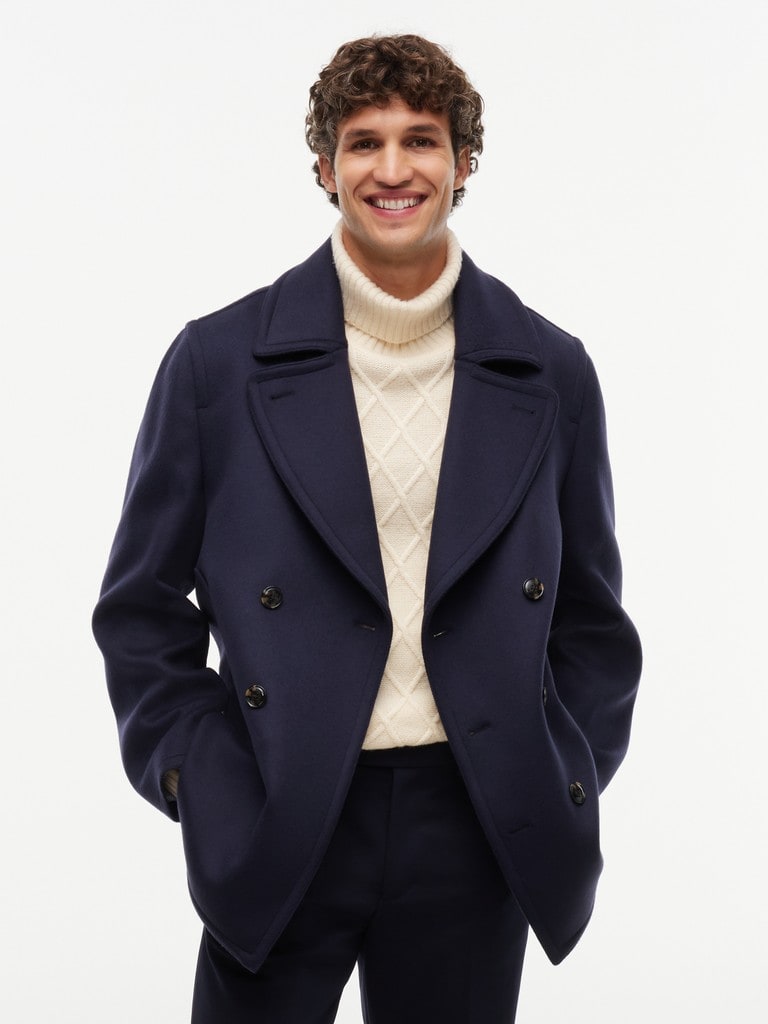 NY WOOL PEACOAT