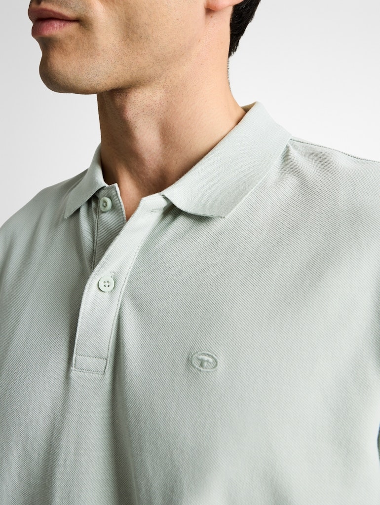 Piqué Poloshirt mit Logo-Stickerei