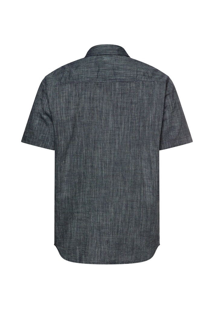 Kurzarmhemd mit Kontrastdetails