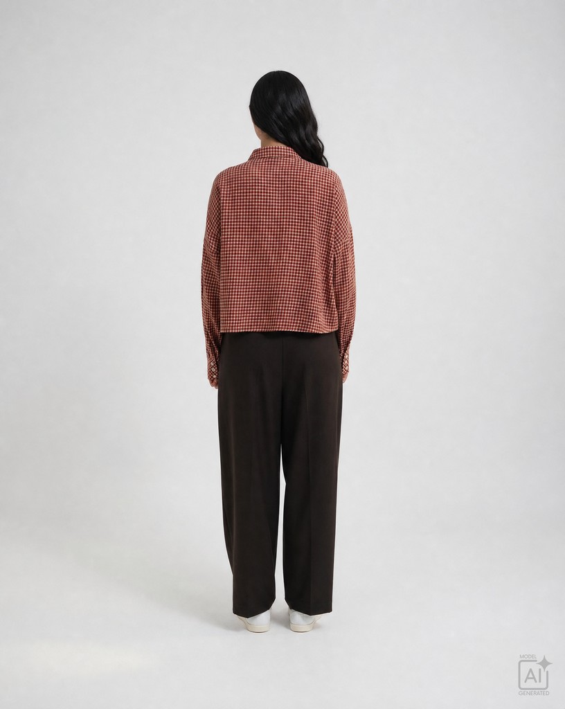 Small Check Blouse Letters