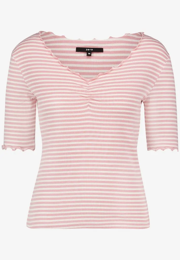 Shirt gestreift mit Raffung