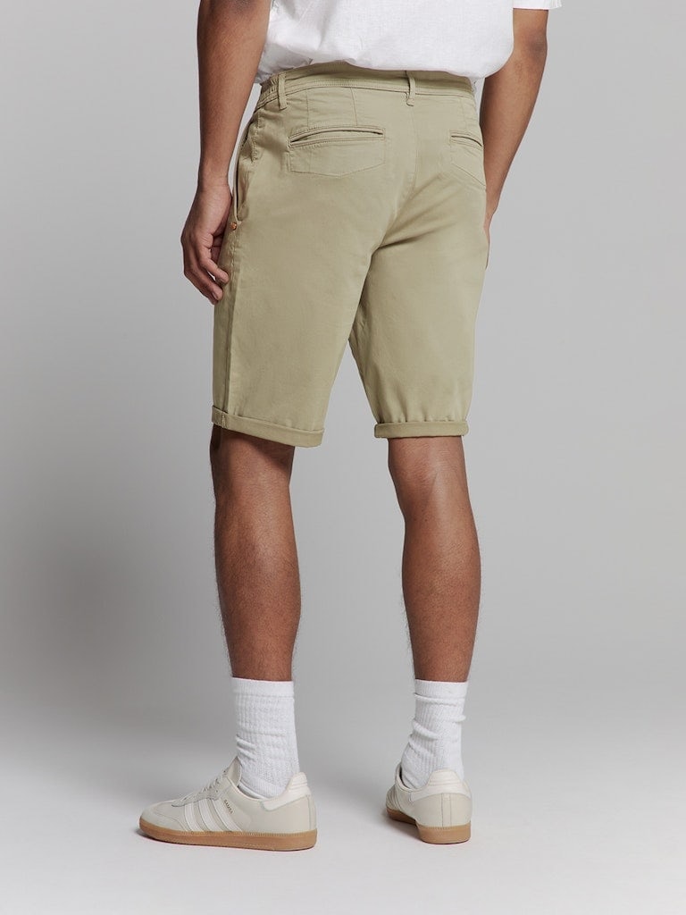 Short Chino Garment Dyed Twill Stretch