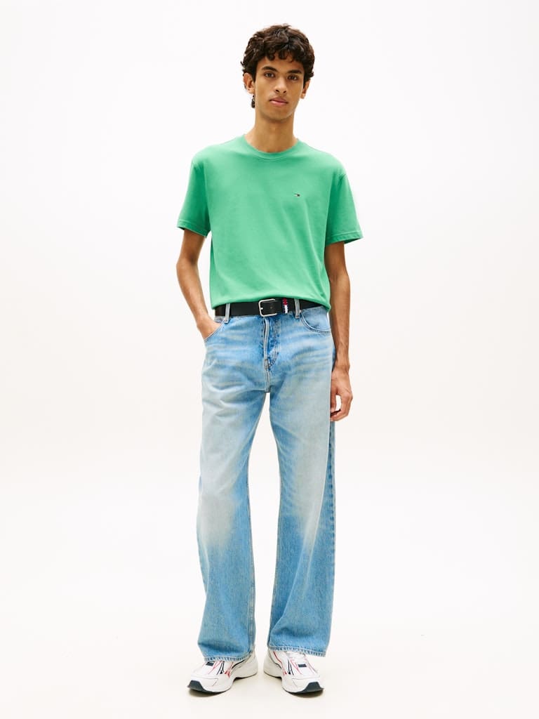 TJM REG SFLAG SS TEE EXT