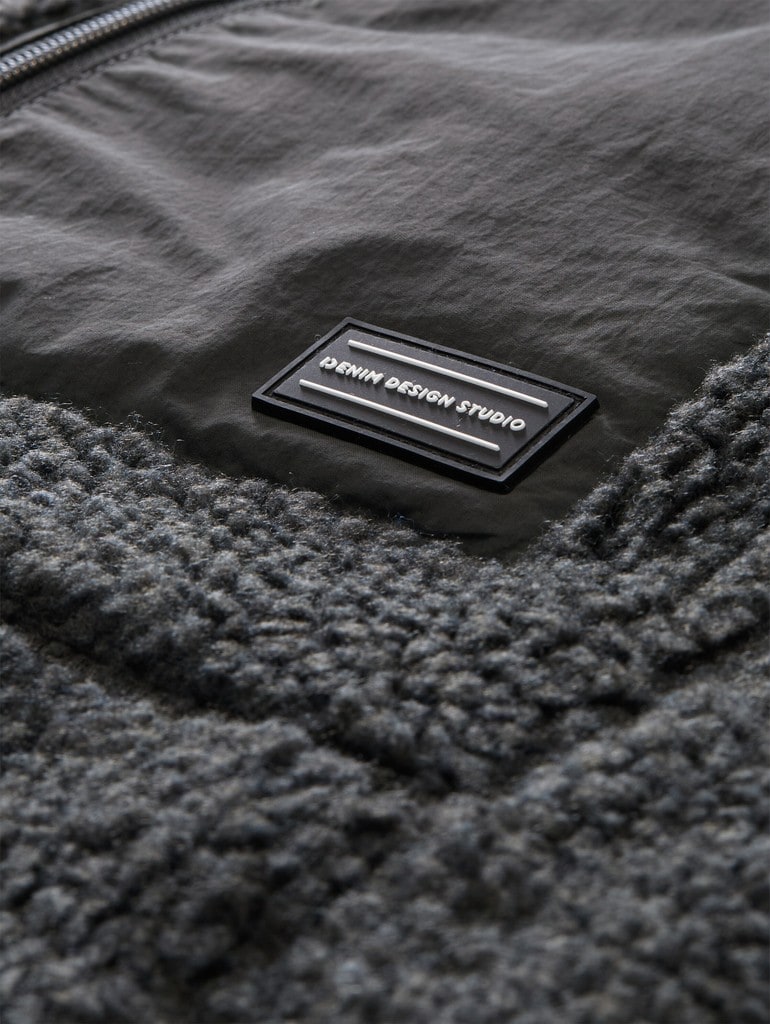 Relaxed Fit Teddy Jacke