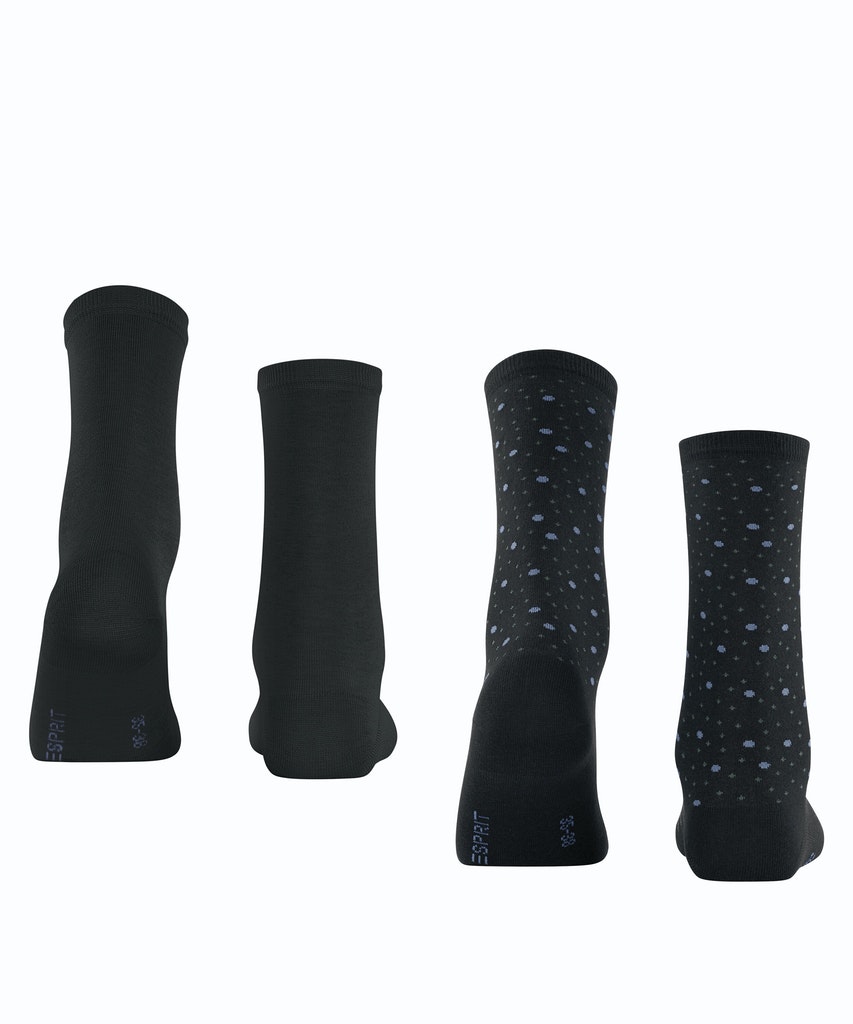 Esprit Playful Dot 2-Pack Damen Socken