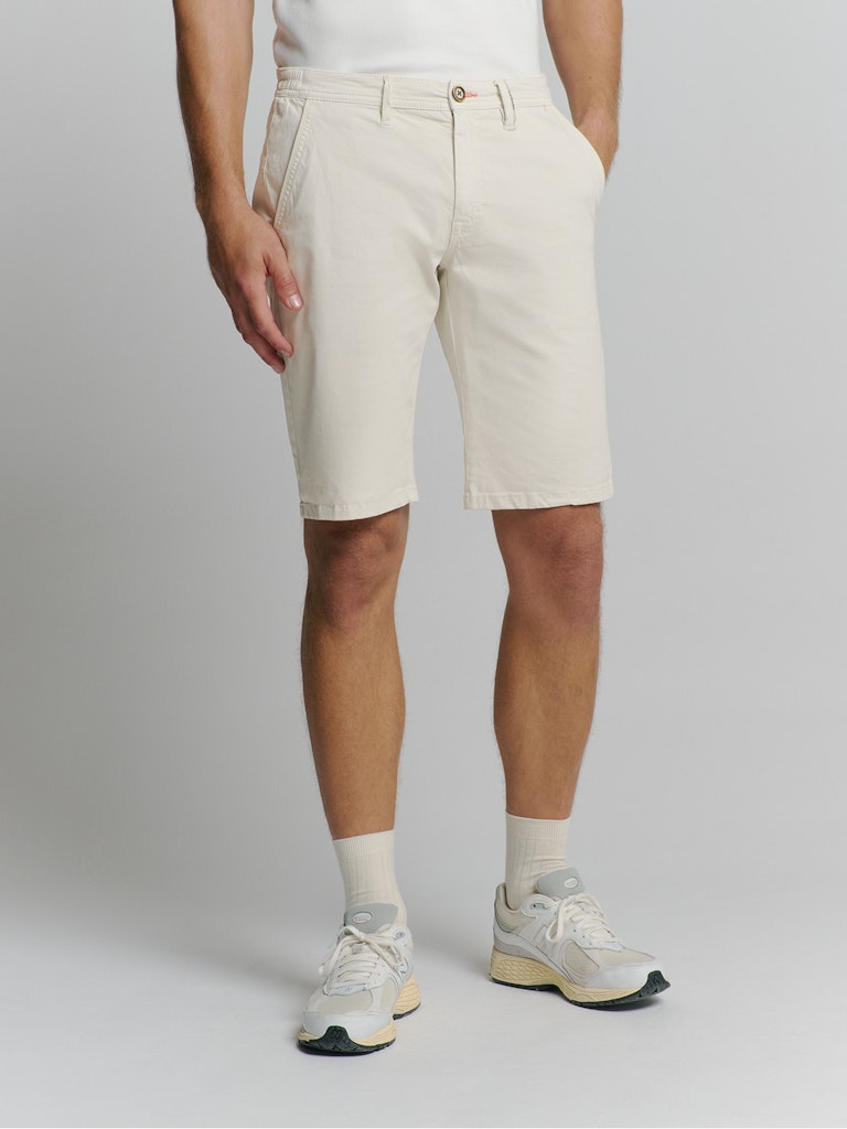 Short Chino Garment Dyed Twill Stretch