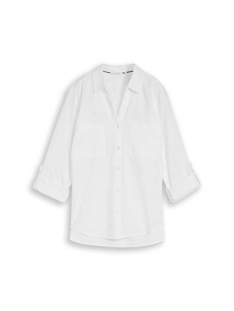 Bluse mit Brusttaschen