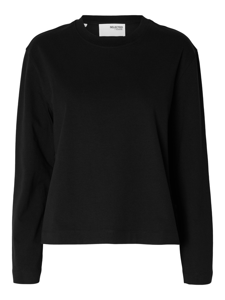 SLWESSENTIAL LS BOXY TEE NOOS