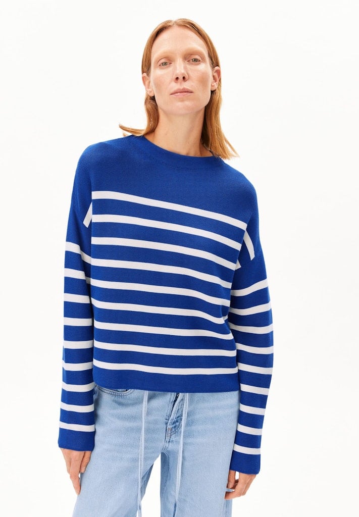 MERINAA STRIPES KNIT SWEATER