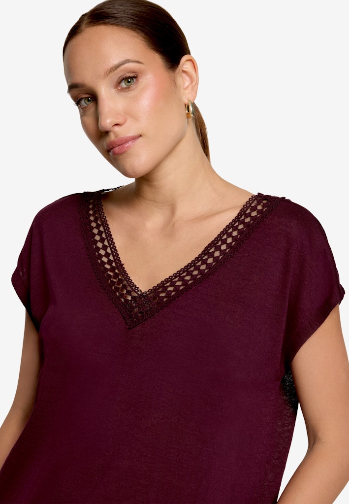 T-Shirt mit Spitze