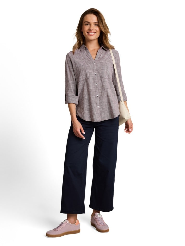 Bluse mit Brusttaschen