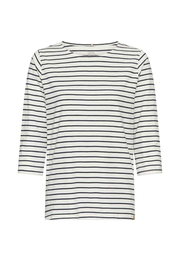 Baumwollshirt mit 3/4 Arm