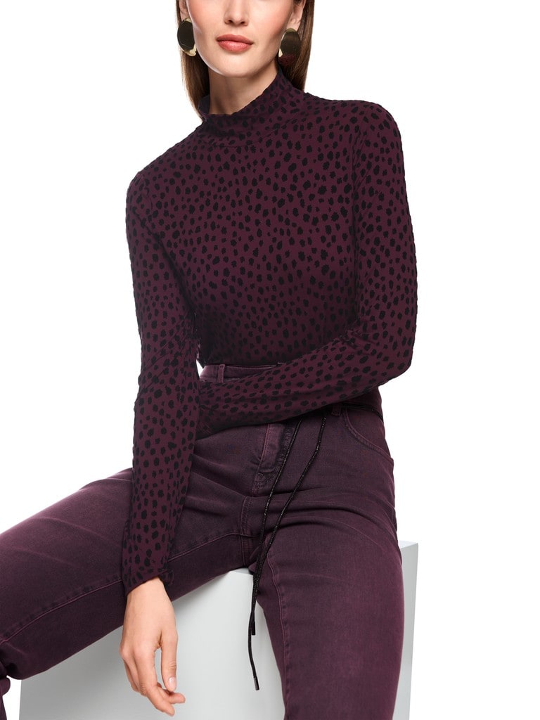 Stretch-Shirt mit Bambi-Print