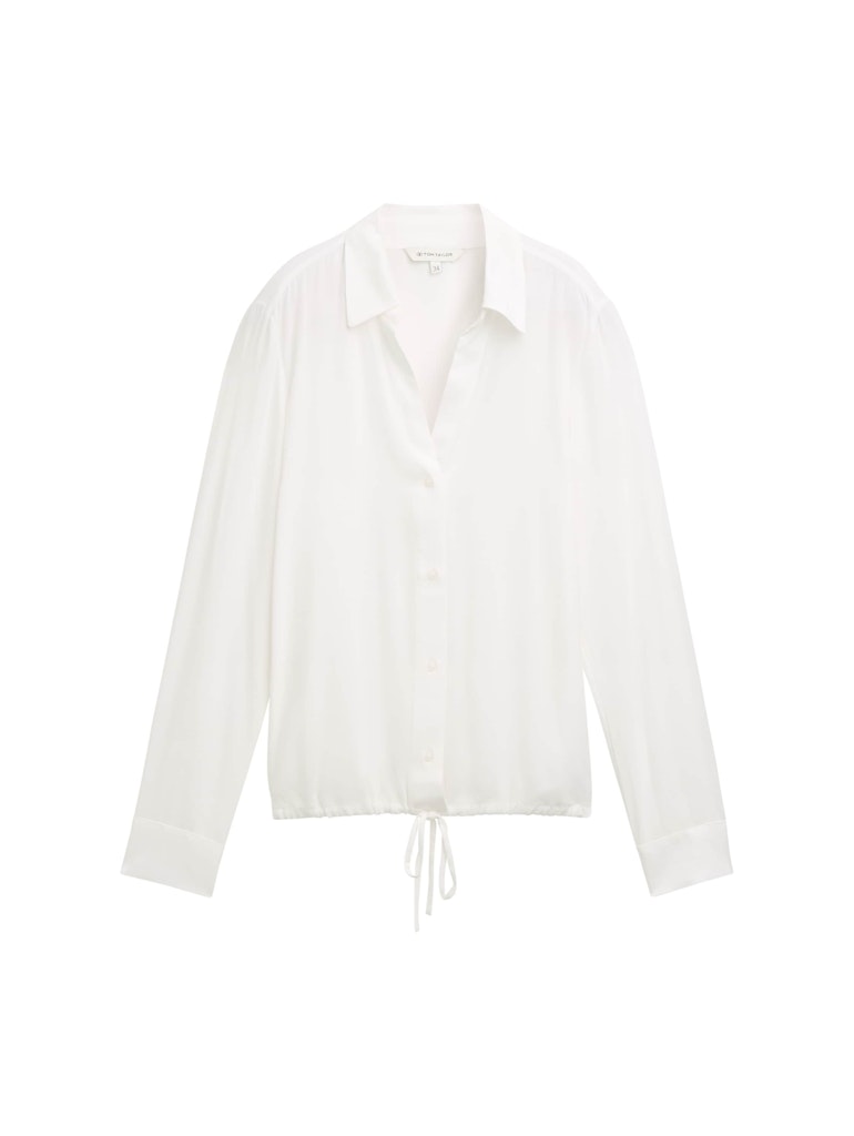 Bluse mit Kordelzug