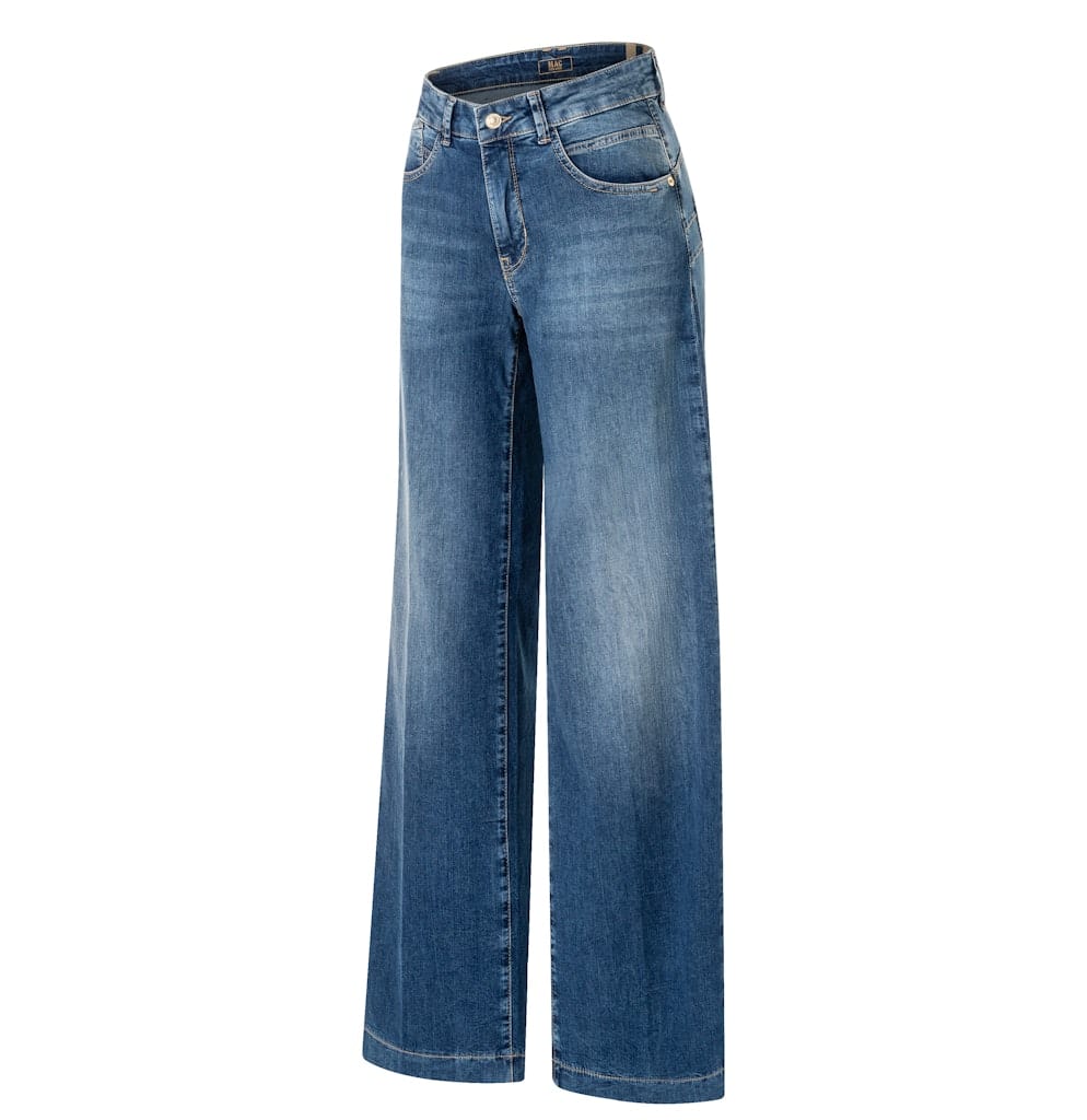 MAC JEANS - RICH PALAZZO, Light weight denim