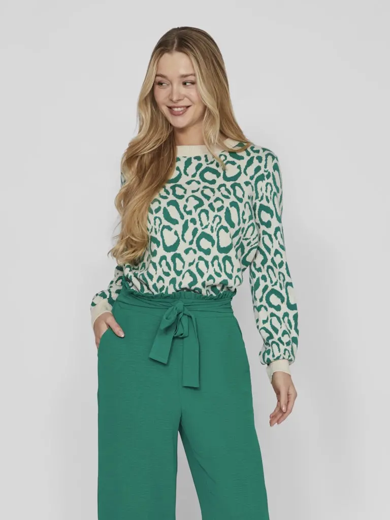 VIRIL L/S JACQUARD KNIT TOP/4