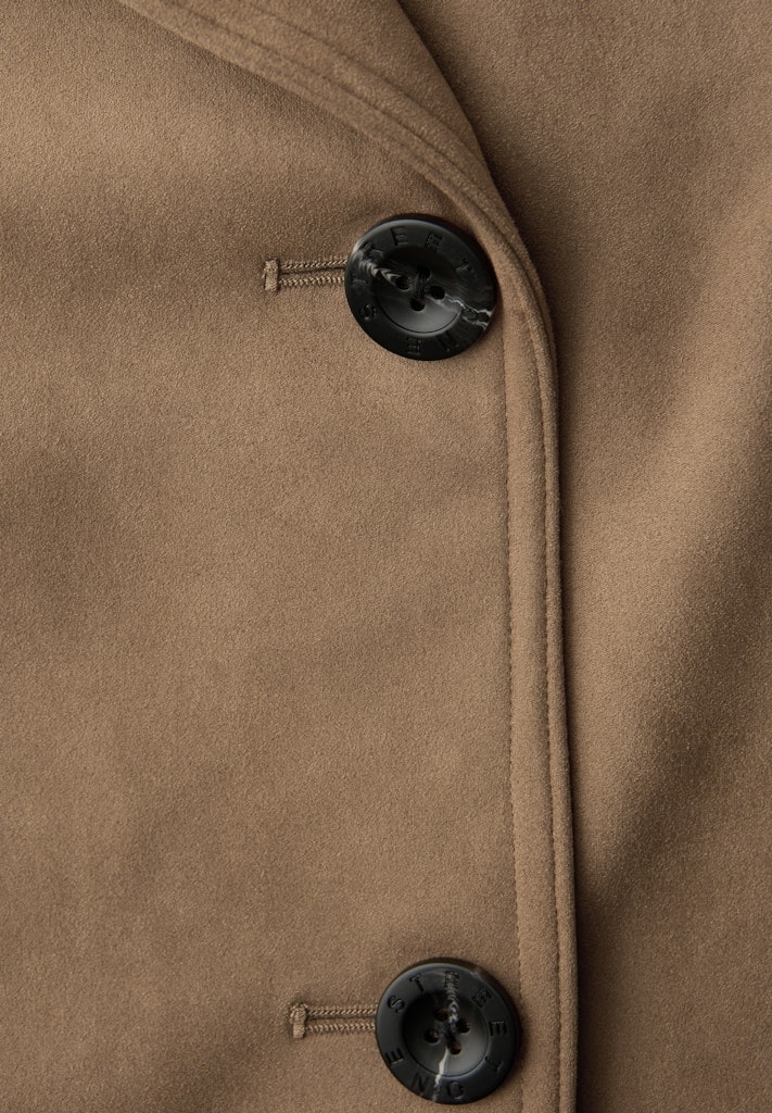 Trenchcoat aus Velours