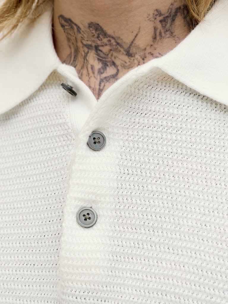JPRBLURILEY KNIT POLO SS SN