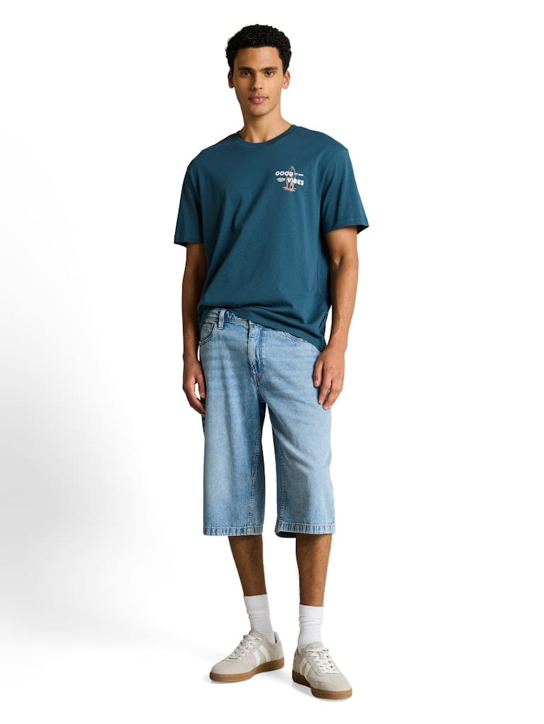 Relaxed Fit T-Shirt mit Rückenprint