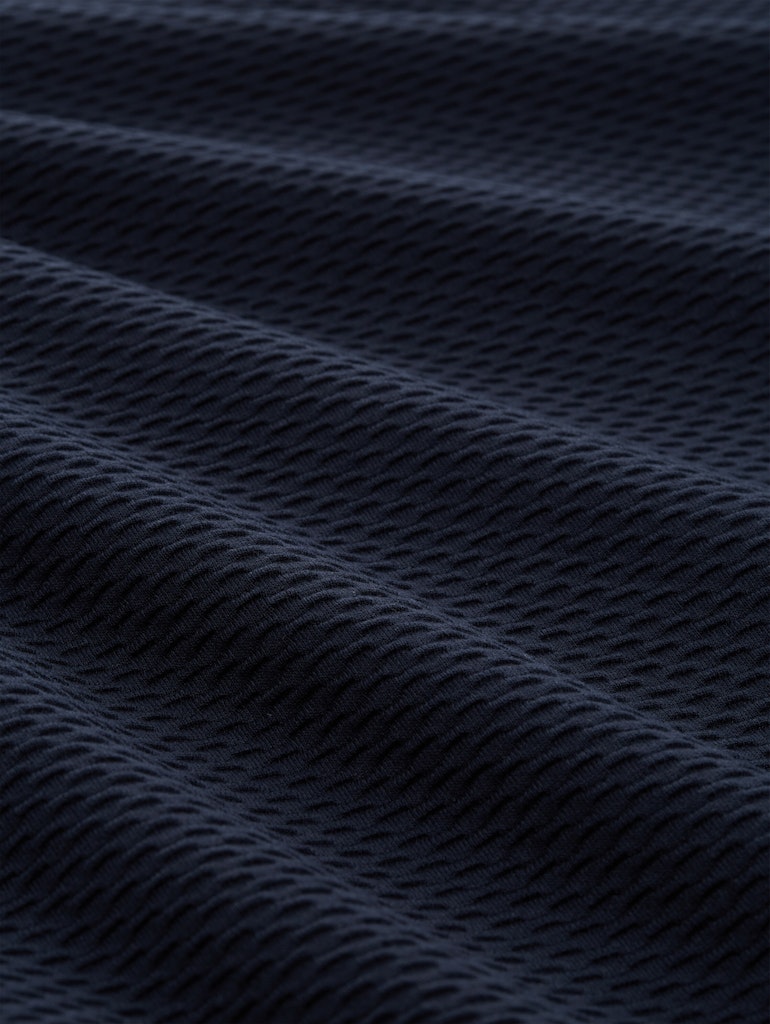 Slim Fit Sweatshirt mit Raffärmeln