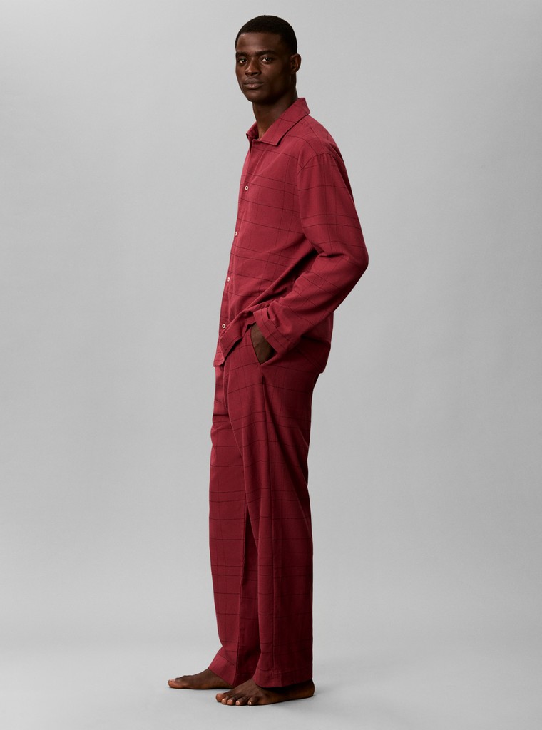 LS BUTTON DOWN PANT SET