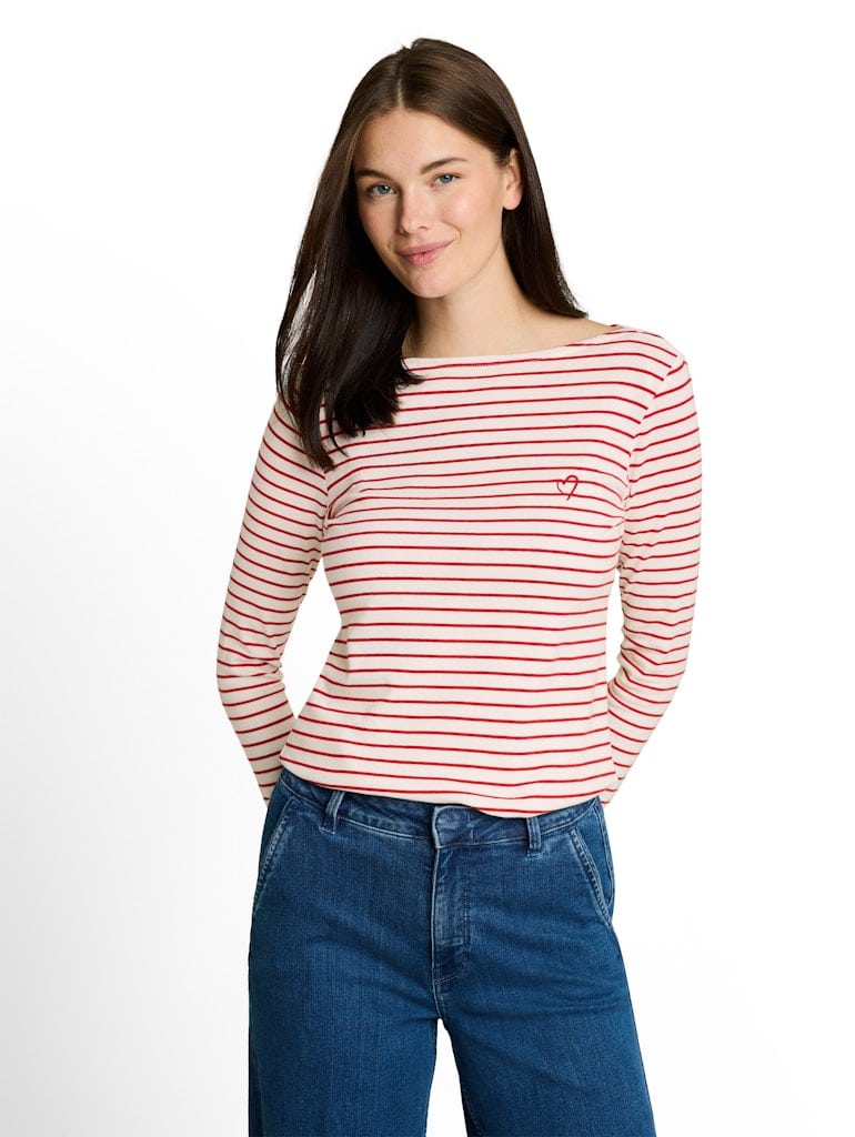 Langarmshirt mit Streifenmuster