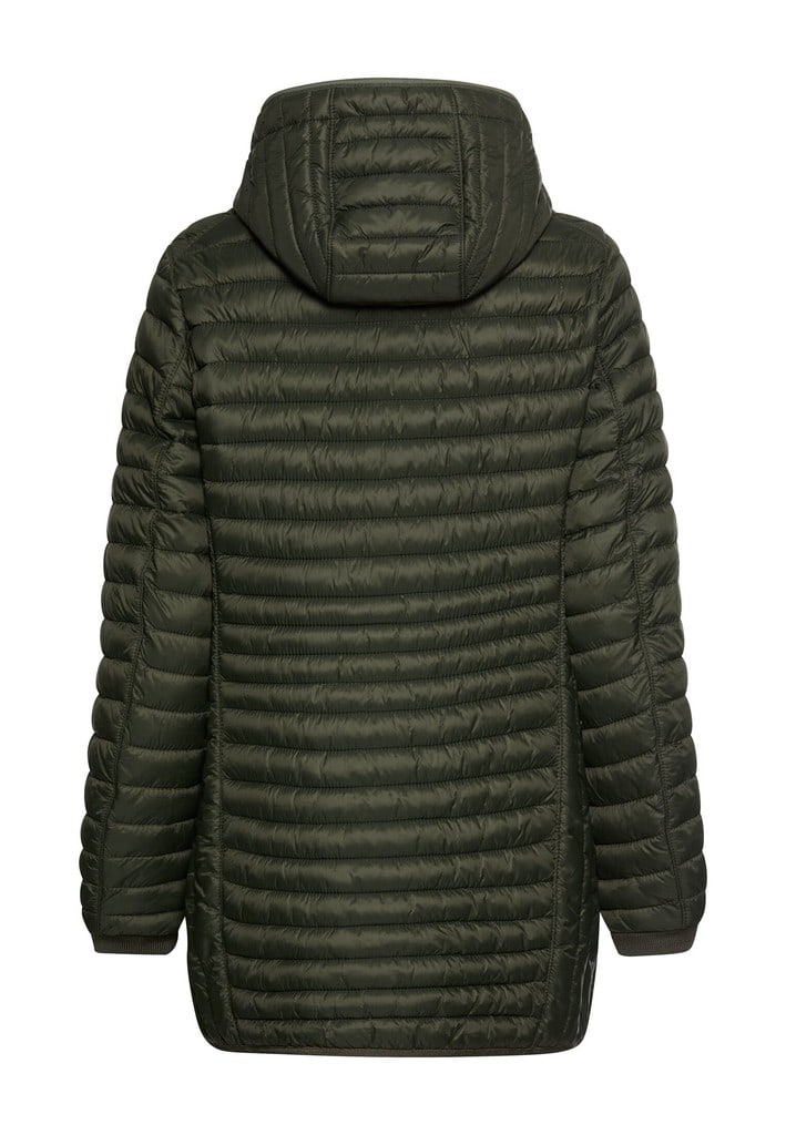Wasserabweisende Steppjacke mit Reißverschlusstaschen