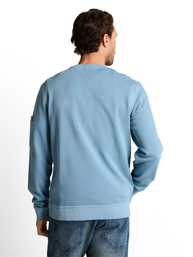 Sweatshirt mit Ärmeltasche
