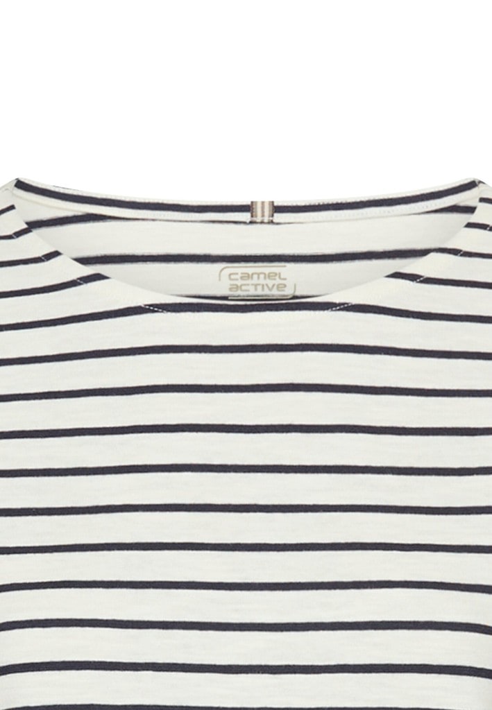 Baumwollshirt mit 3/4 Arm
