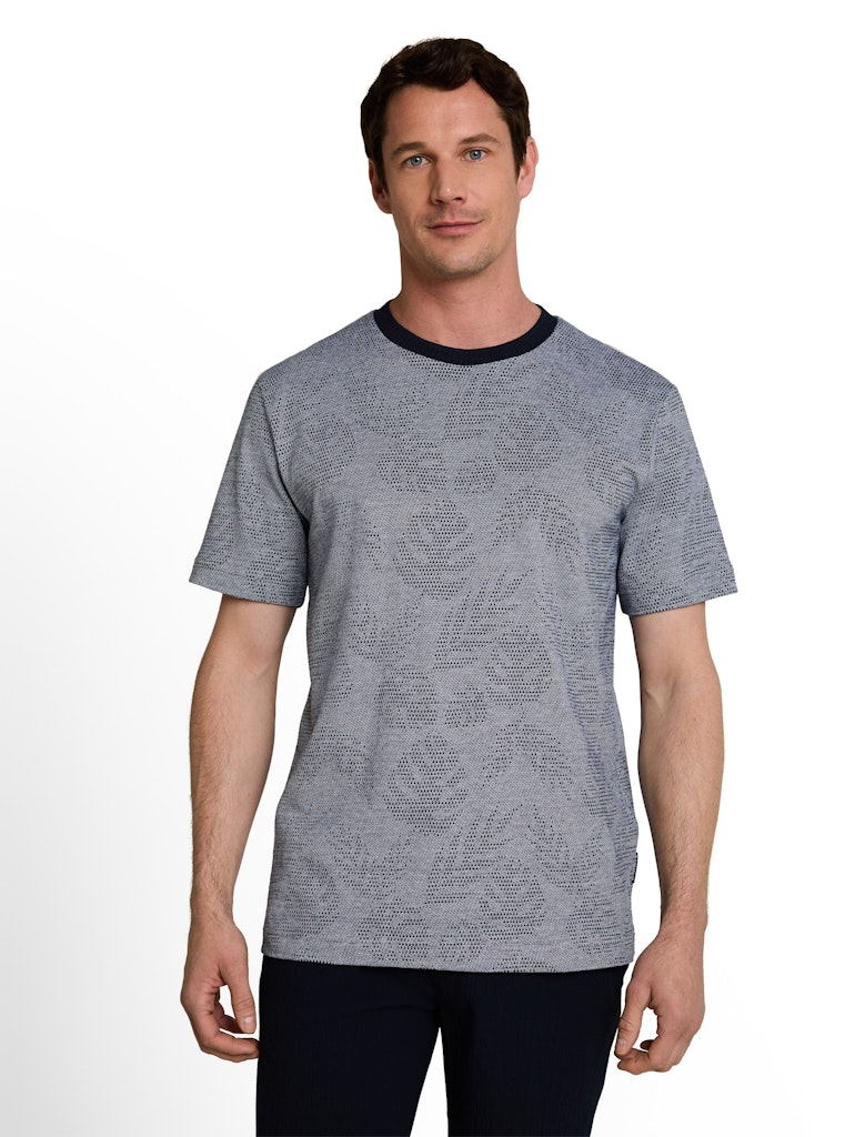 Jacquard T-Shirt mit Muster