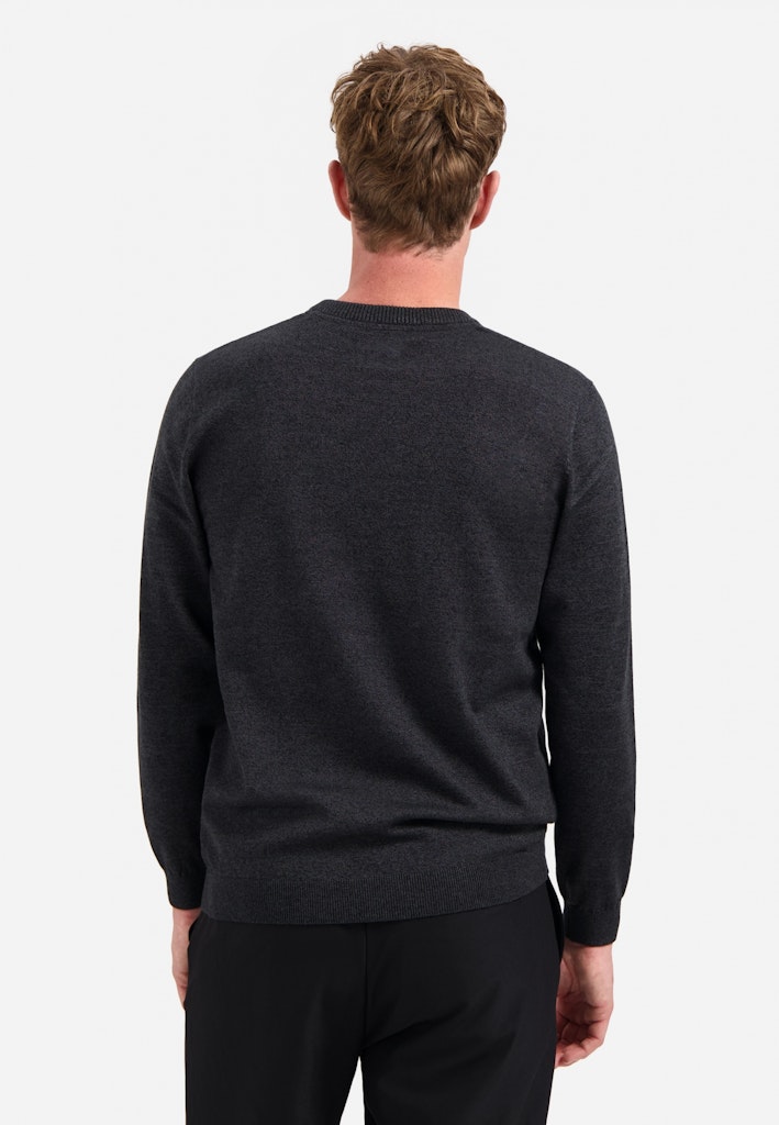 Pullover Crewneck 2 Coloured Melange