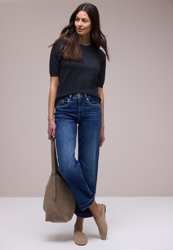 Pullover in Unifarbe