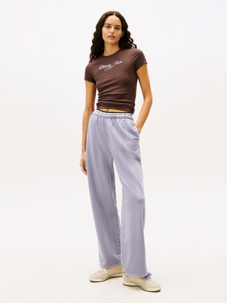 Tjw Slim Essential Rib Ss Ext C1t Light Powdery Blue