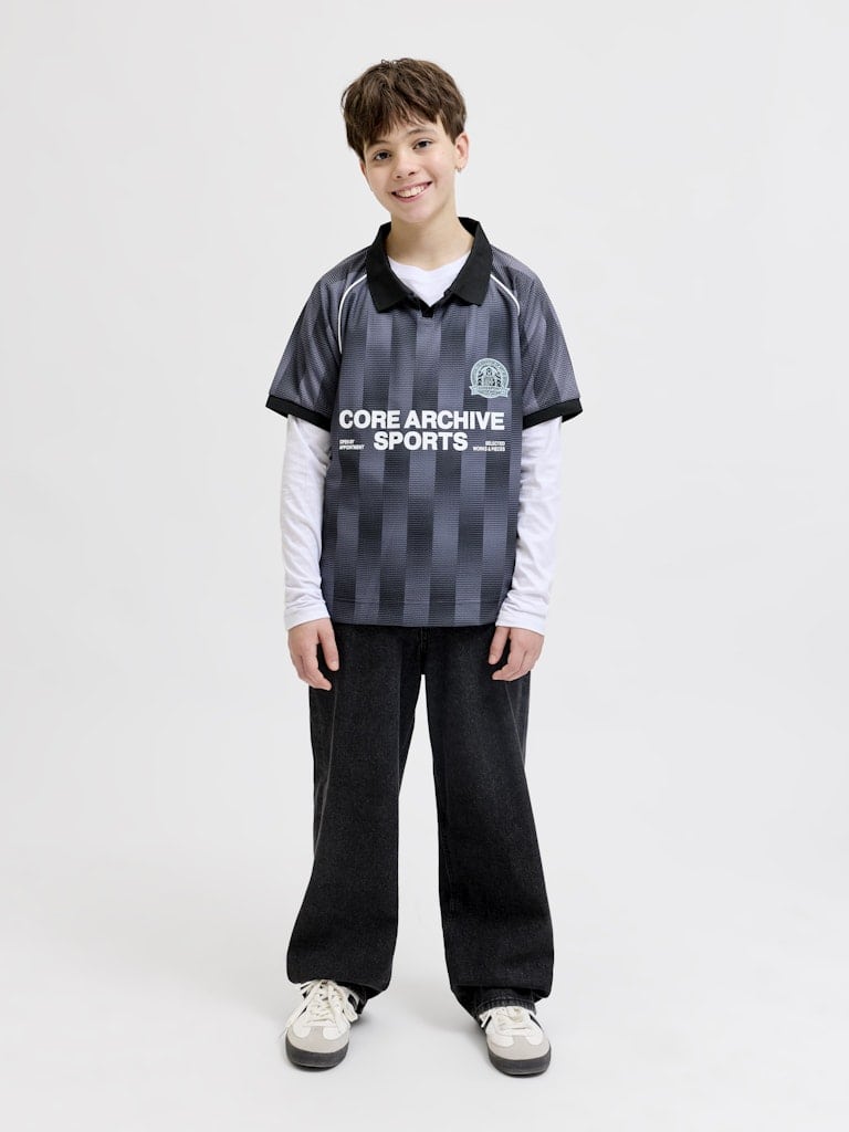 JCOBREEZE FOOTBALL AOP MESH TEE SS JNR