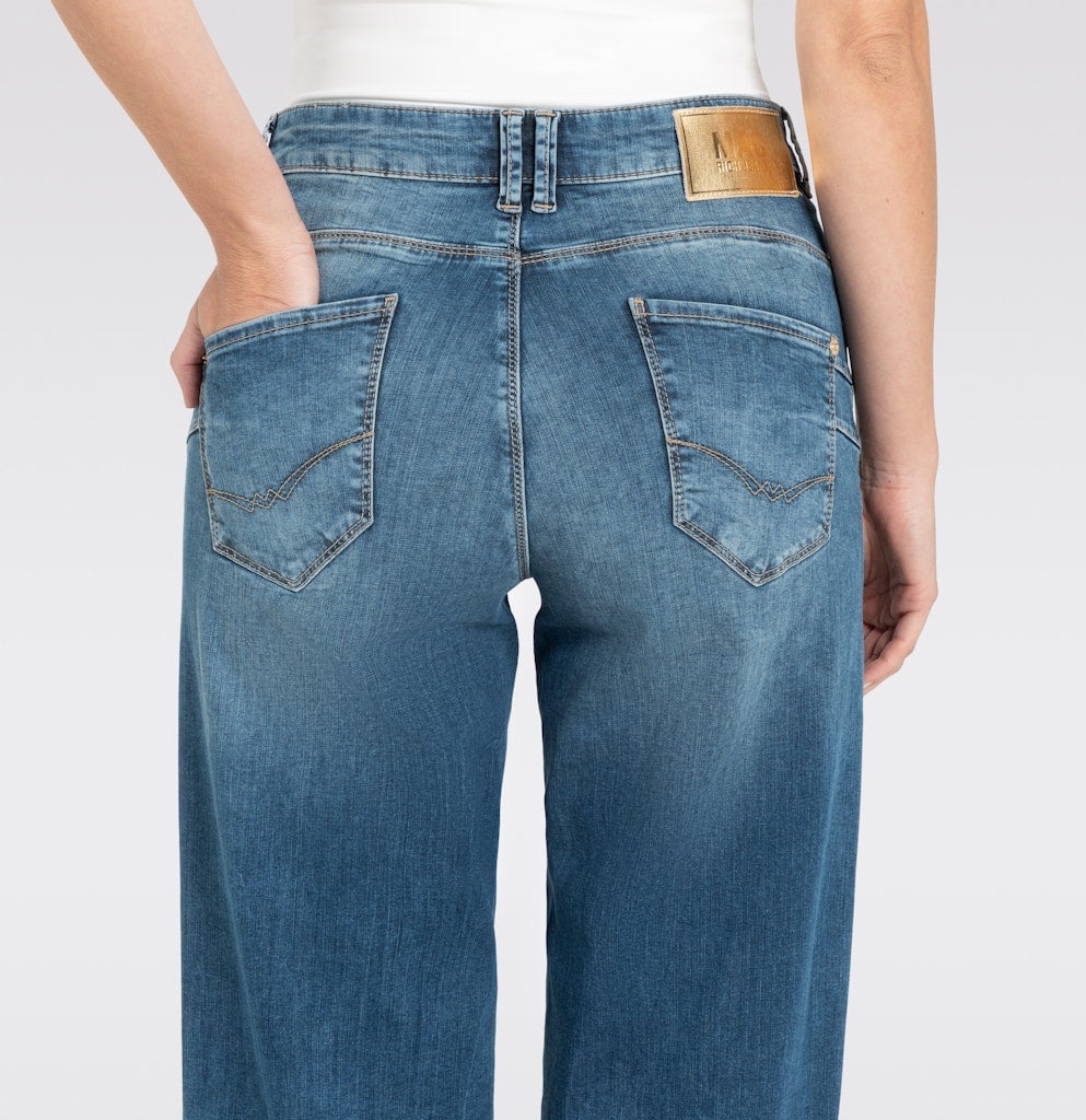 MAC JEANS - RICH PALAZZO, Light weight denim