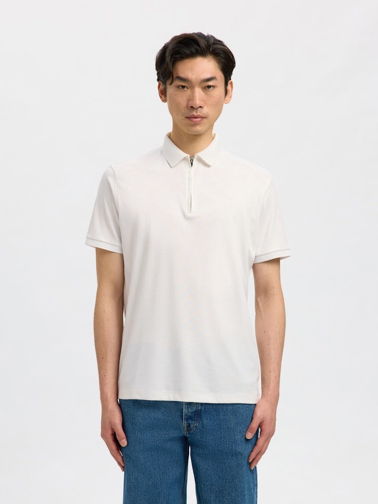 SLMFAVE ZIP SS POLO NOOS