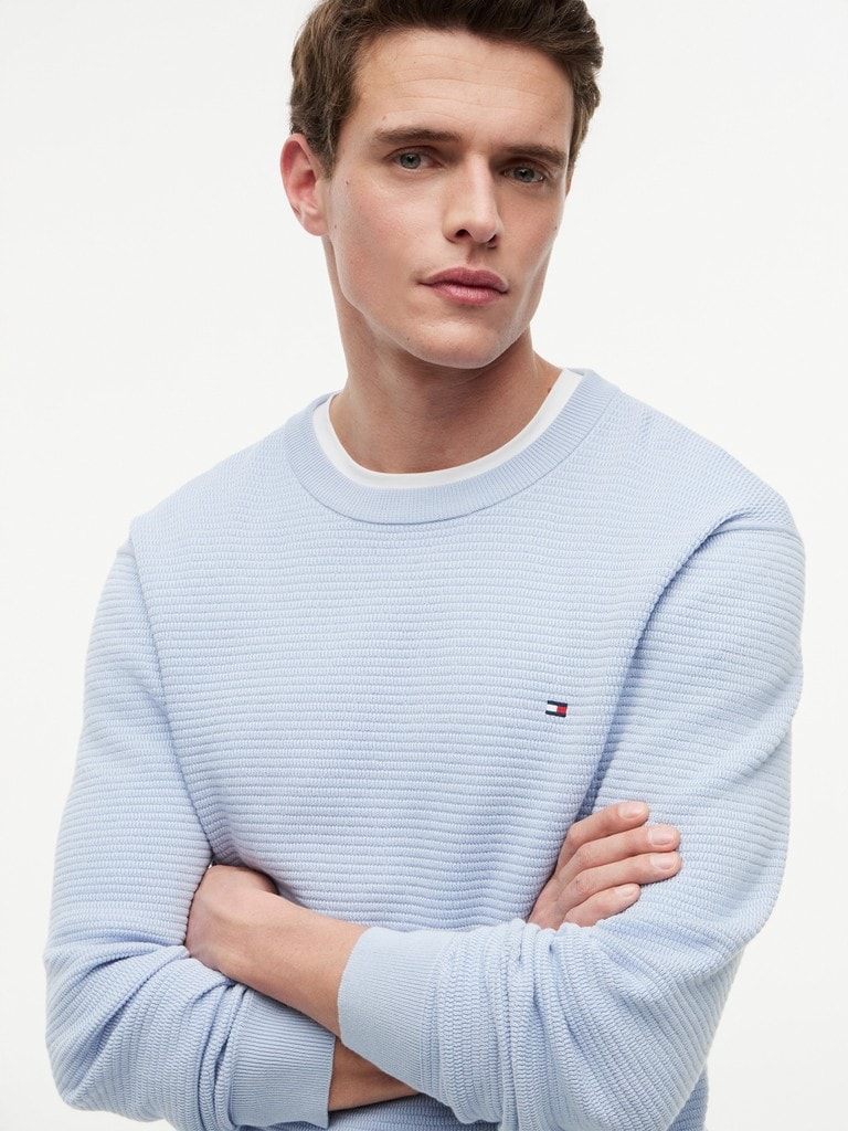 SEASONAL STRUCTURE CREW NECK