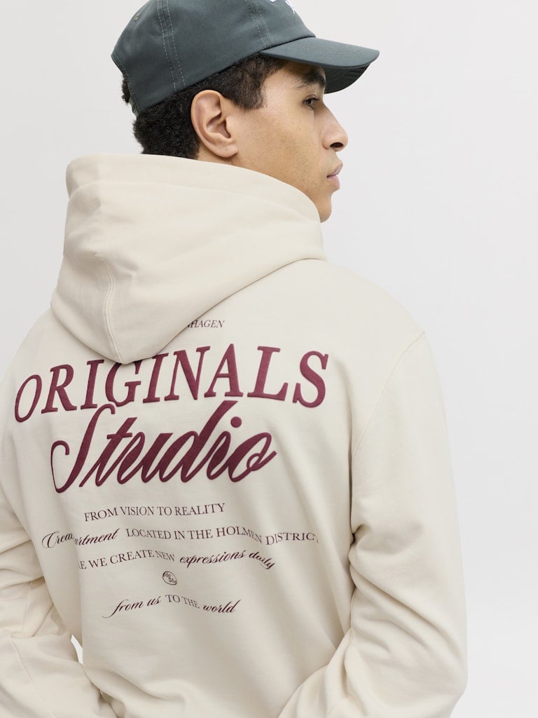 JORNORREBRO TYPO BACK SWEAT HOOD SN