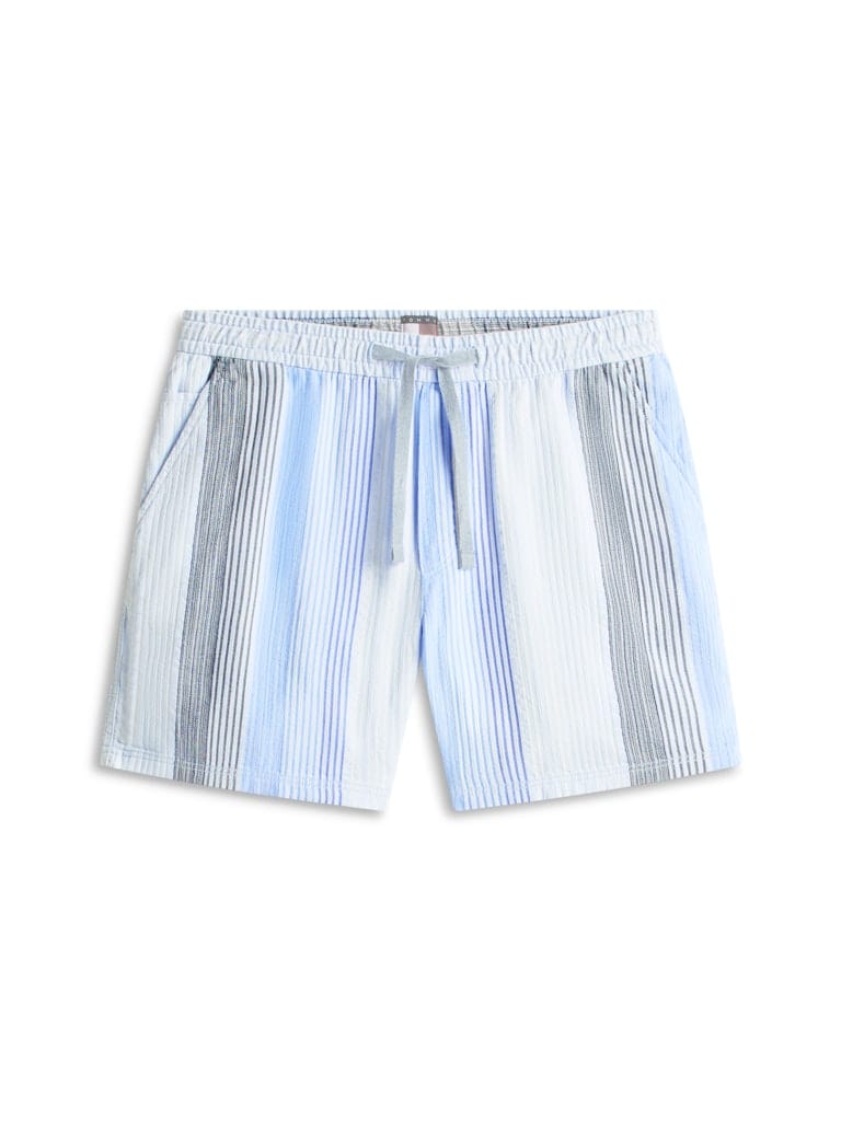 Dobby Stripe Relaxed Shorts